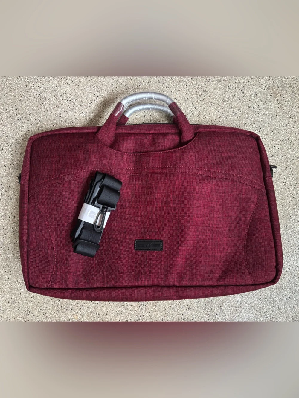 New Red Laptop Briefcase Bag / Case with Strap
